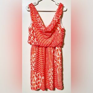 BISOU BISOU Coral SUN Dress Lightweight  Women's Size 10